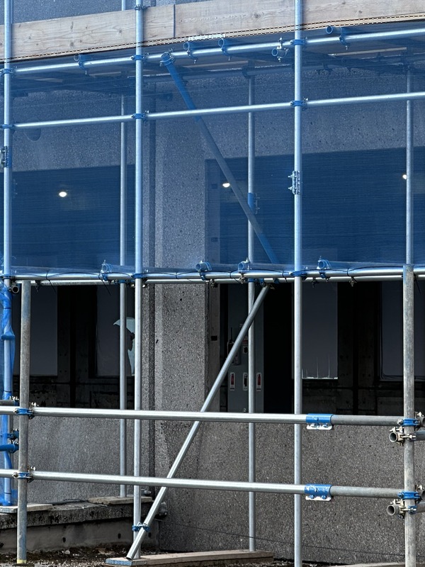 Facade repair work